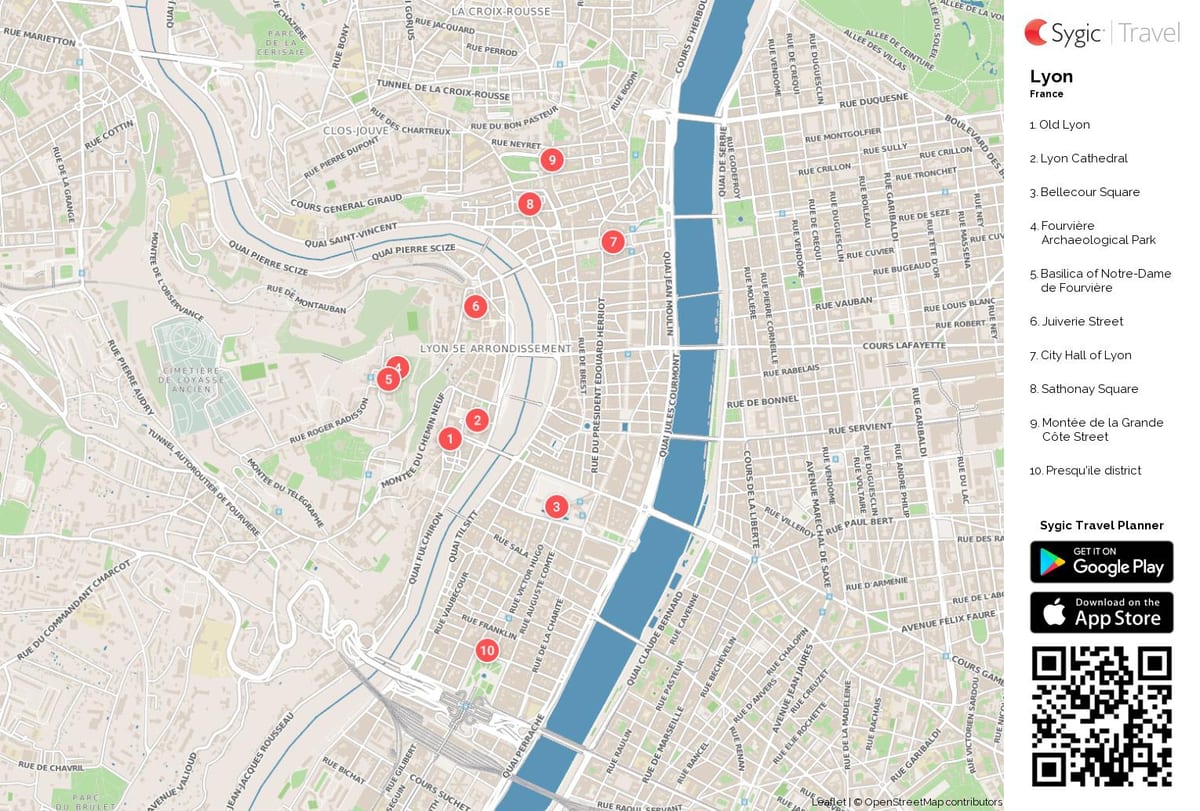 Lió turisme mapa