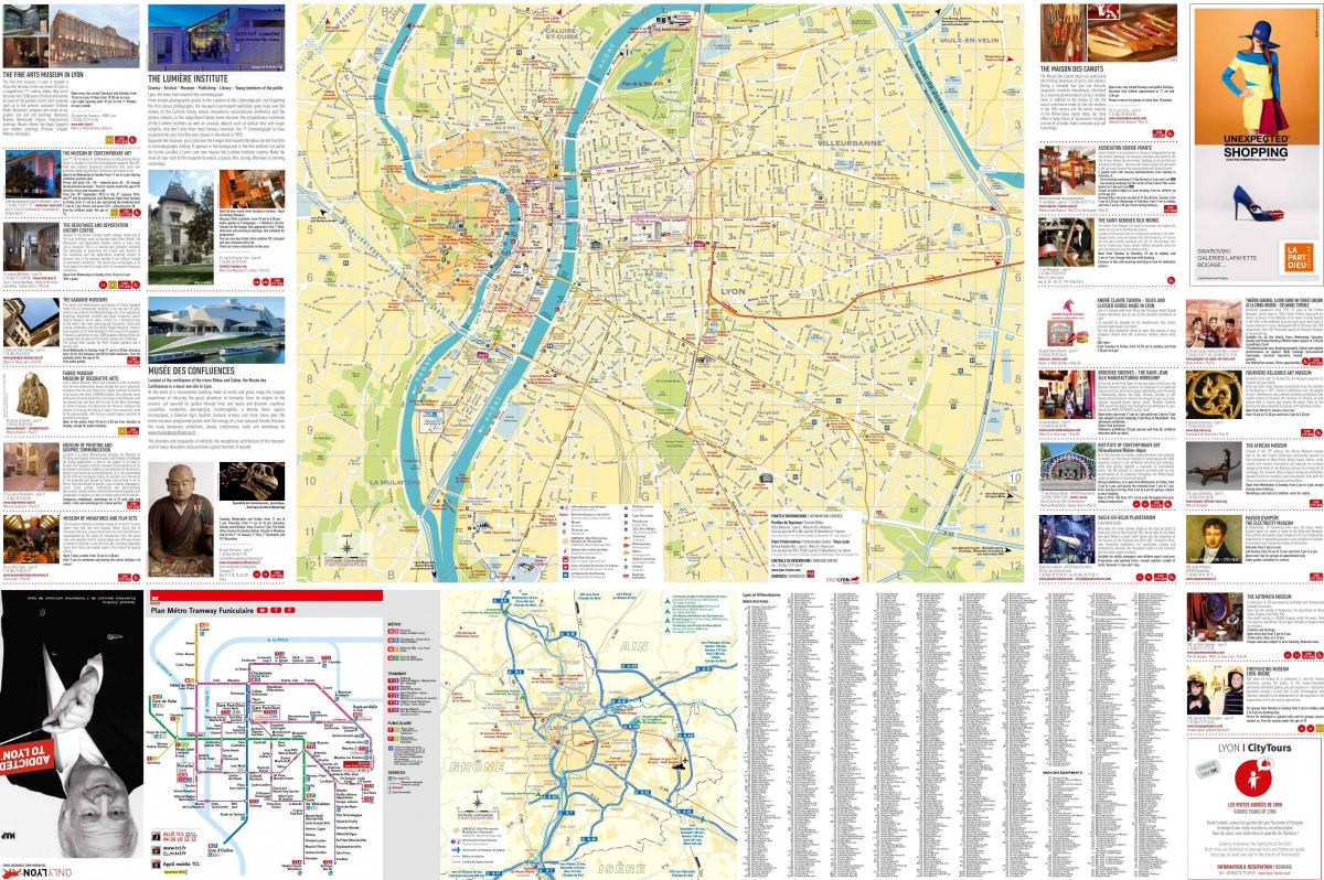 Lió informació turística mapa