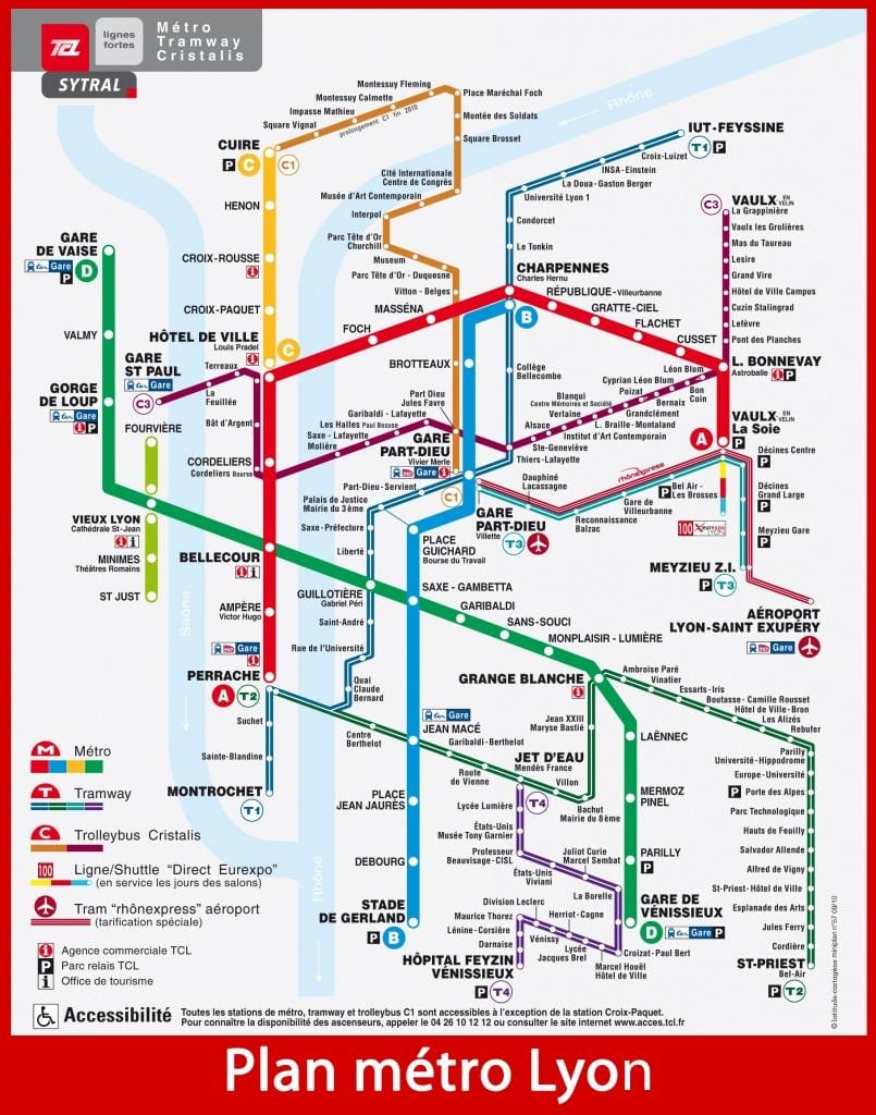 mapa de tlc Lió