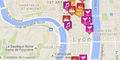 Mapa de gay de Lió