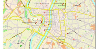 Lió atraccions turístiques mapa