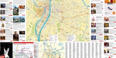 Mapa de Lió turística 