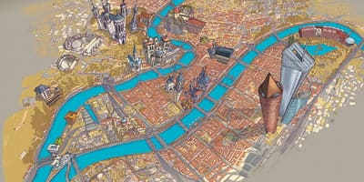 Mapa de Lió vaixell