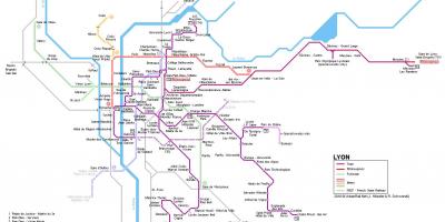 Lió ferroviari mapa