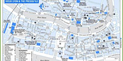 Mapa de Lyon centre